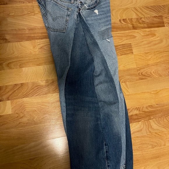 Two-Tone Blue Jeans - Picture 6 of 6